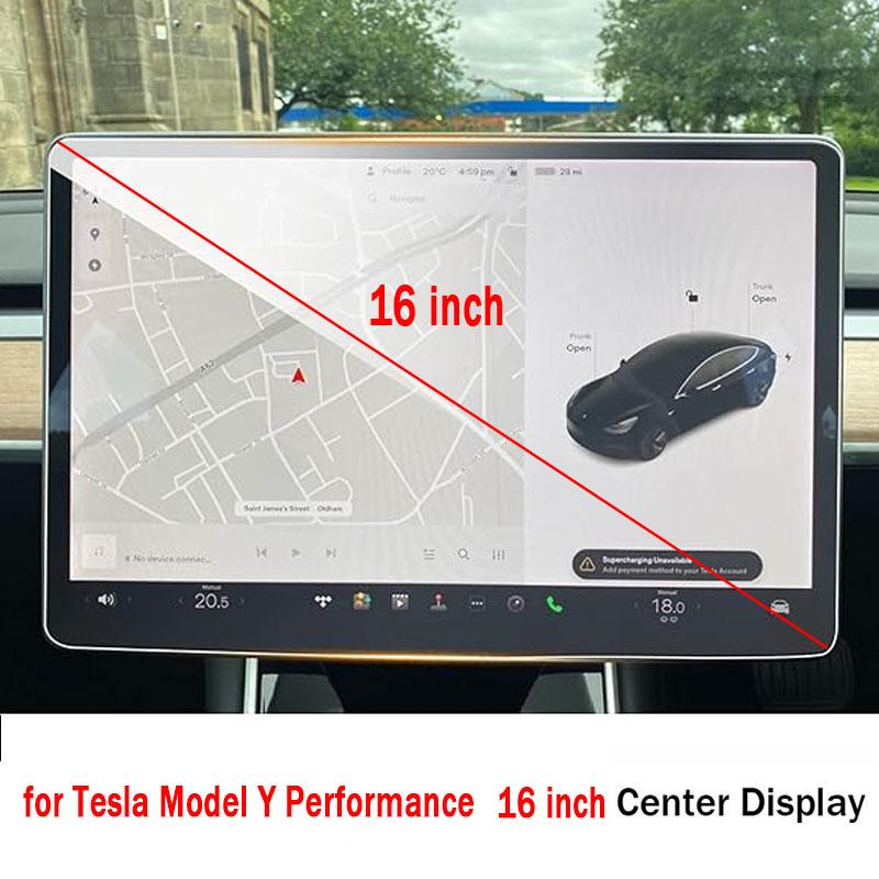 Tempered Glass Film Protector for Tesla Model 3 Highland Model Y Juniper Model Y Performance Rear Center Control Screen