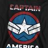 Captain America Childrens/Kids Badge Heather Pull Over Hoodie