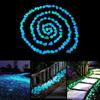 DIY Outdoor Glow In the Dark Rocks, 100pc Glow In the Dark Rocks Garden Pond Pebbles, Multicolor Decorative Garden