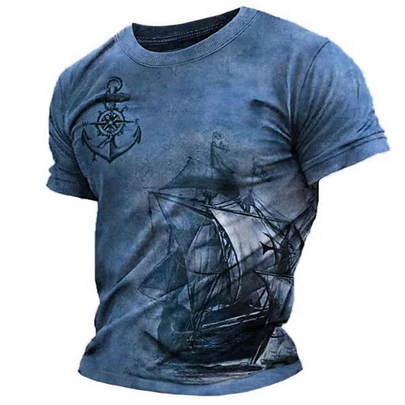 Japanese Geisha 3D Printing summer Men's Lightweight Breathable T-shirt Street Trend Fashion Wear Casual Top Moisture Wicking