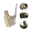 2pcs Car Tire Air Inflation Quick Connector Air Pump Inflator Adapter Clamp-type Threaded Nozzle Automotive Tire Chuck Accessory
