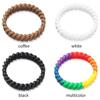 Party Fashion Jewelry Accessories Charm Band Colorful Silicone Bracelets Rubber Bangles