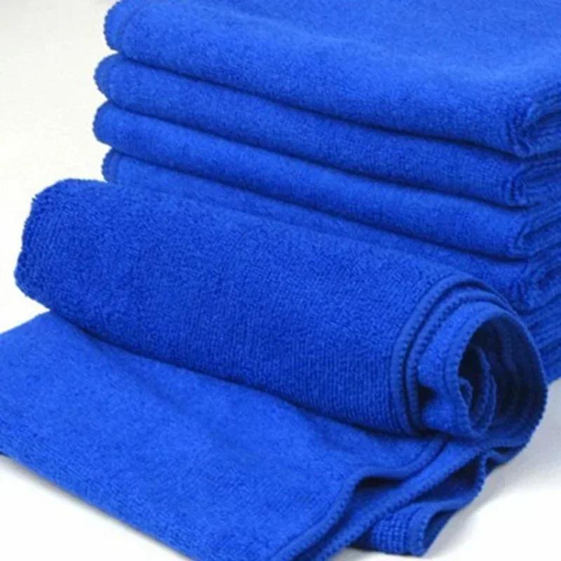 1/3PCS Universal Auto Home Washing Towel Rag Microfiber Thin Car Cleaning Towels Soft Drying Cloth Hemming Water Suction Rags