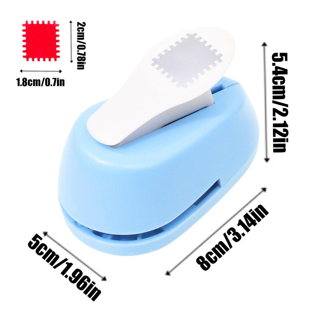Postage Stamp Punch Square Manual Multi-Purpose Cutting Tools Stamp Hole Puncher for Cards Photo Album Envelope Letter Halloween