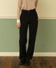 SELITIO Women'S Classic Straight Fit Elastic Waist Pants Black