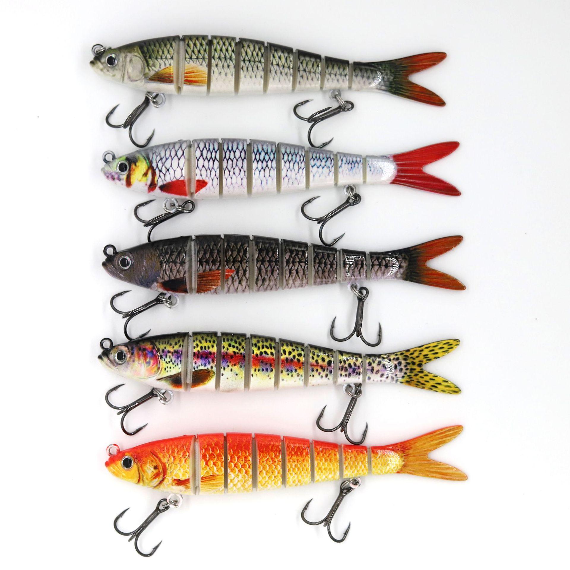 Биомиметическая 8-секционная жесткая приманка для рыбалки на открытом воздухе — фото 8