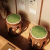 Kissen im Lotus-Stil im chinesischen Stil Bodenmatte Rutschfest Sofahocker Tatami Bürostuhlmatte Erkerfenster Teeraum Meditationsdekor Futon