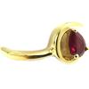 Gold Plated Ring 'Câlin' Red