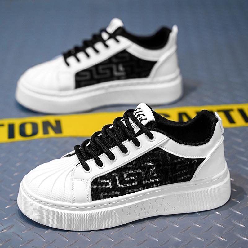 

Мужская обувь весна лето дышащая повседневная обувь для сноуборда спортивная мода студенческие трендовые кроссовки 39 чёрный