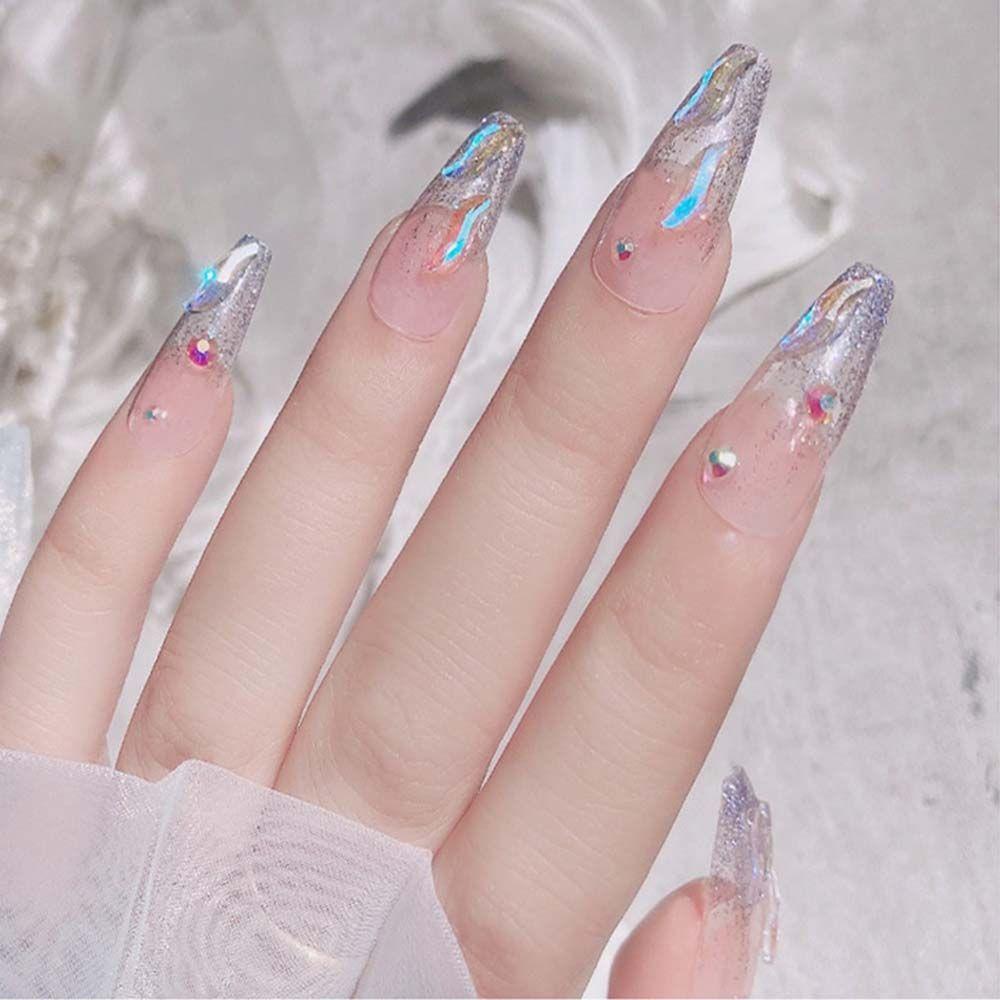 Shapes Aurora Nail Accessories Irregular Nail Rhinestones Nail Art Decoration Crystal Nail Jewelry