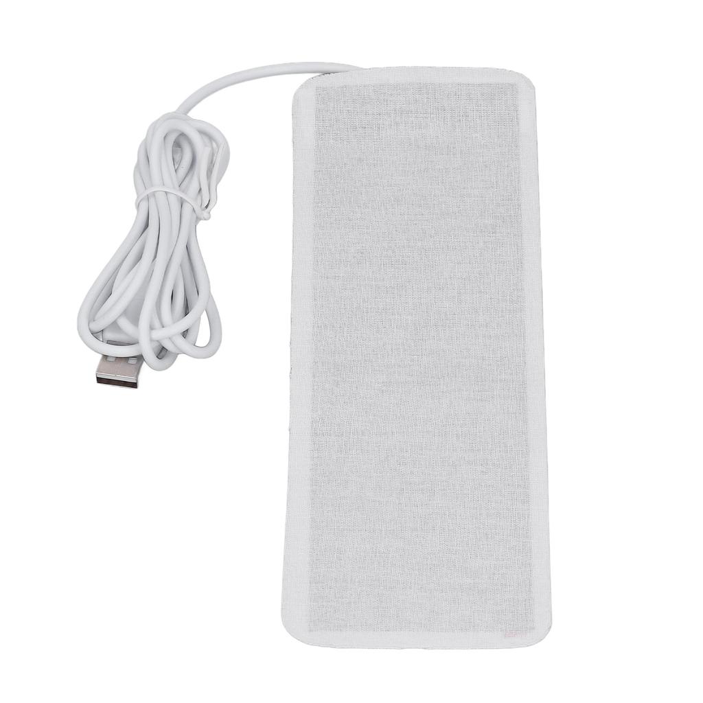 Heating Pad 5V USB Powered Relieve Fatigue Machine Washable Carbon Fiber Electric Heating Pad with 150cm Power Cord for
