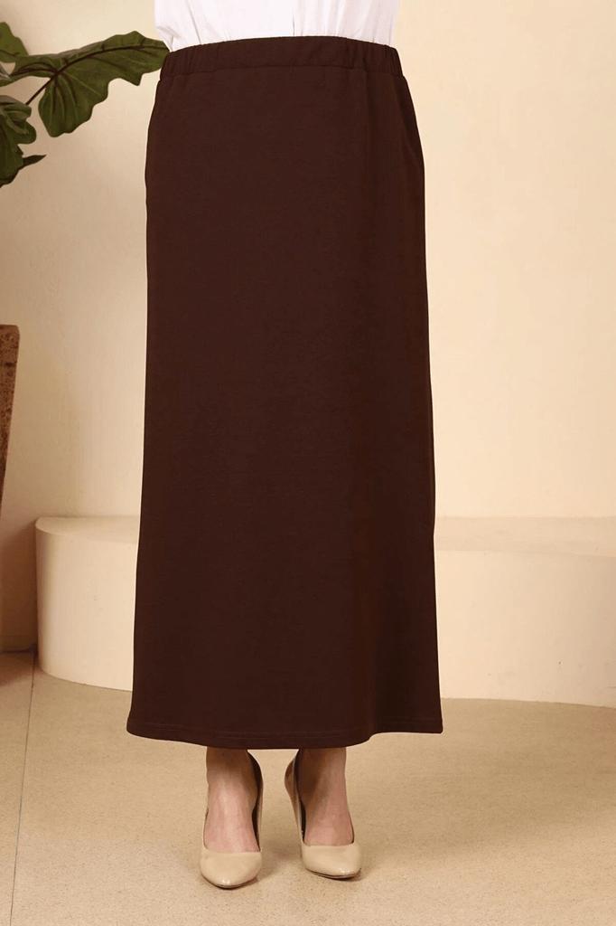 Women's Style Big Size Skirt Large Size Ottoman Steel Pencil Skirt Winter Knitted Fabric