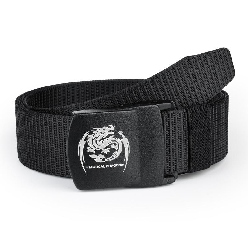 Men s business nylon belt - metal-free, non-iron belt for security checkpoint clearance 120cm