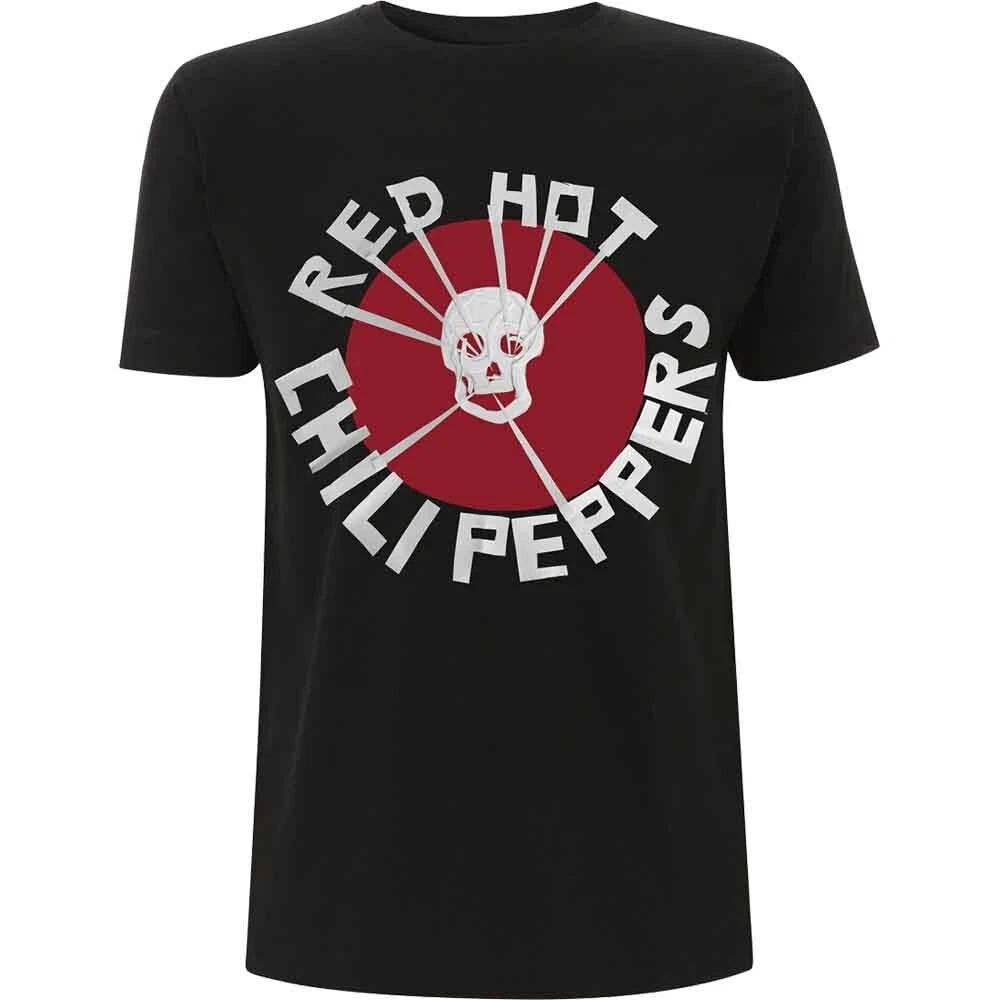Red Hot Chili Peppers Flea Skull T-Shirt Black XL M