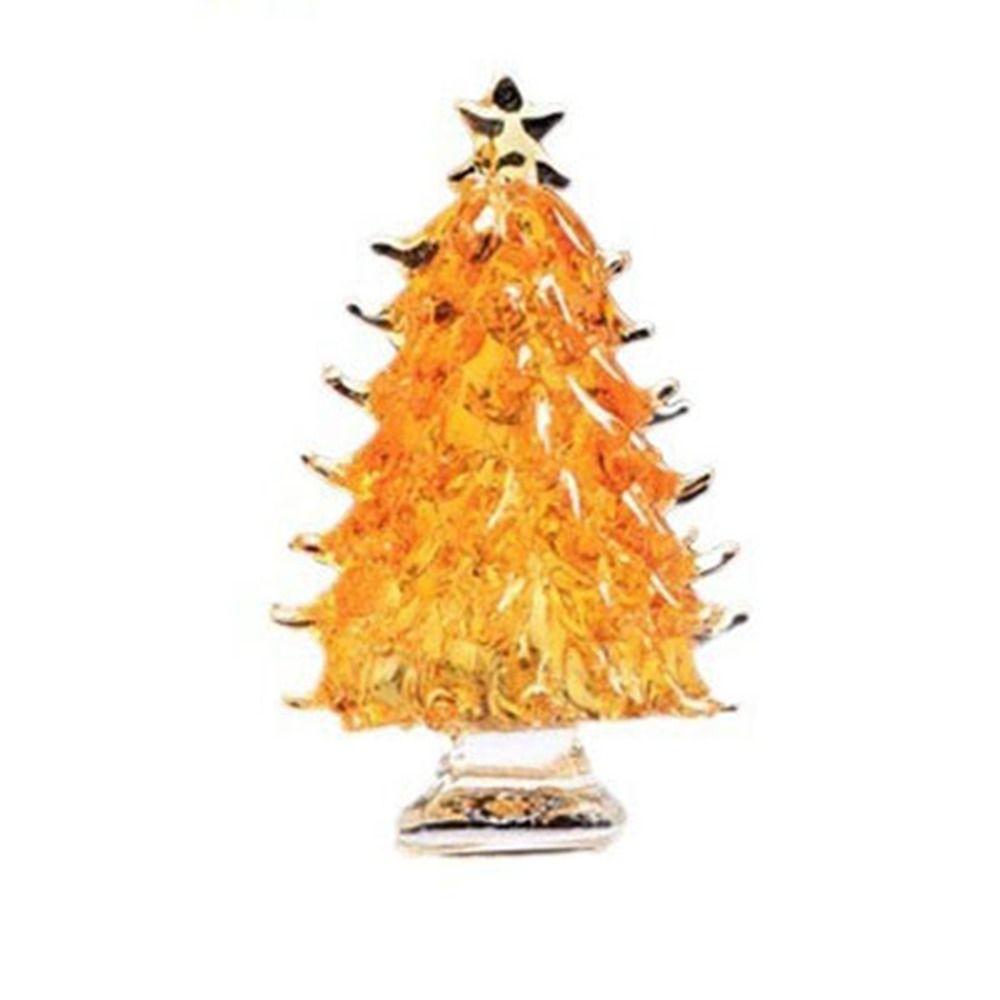 Exquisite Christmas Tree Miniature Cute Tree Statue Beautiful Crystal Tree Figurine  Office