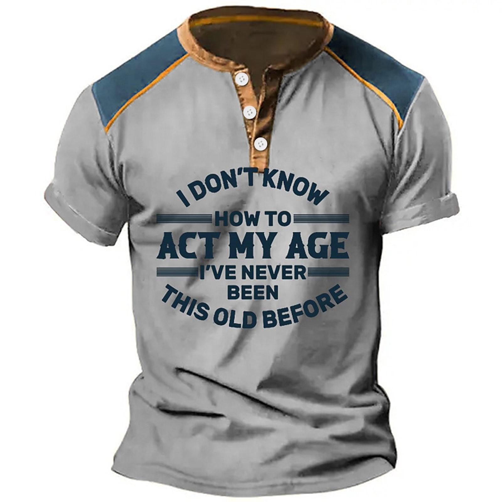 

Муж. Футболка Футболки Графика Текст Черный Военный стиль Зеленый Бассейн Темно-серый 3D-печать Уличный стиль С короткими рукавами На пуговицах С принтом Одежда Классический S