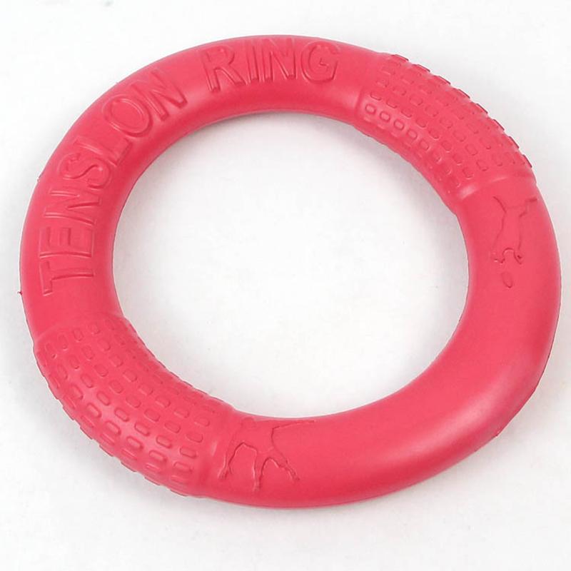 Giocattoli per cani, disco volante per addestramento, anello anti-morso, galleggiante, forniture interattive, giocattoli per cani, masticazione aggressiva