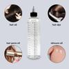 500ml Empty Hair Dye Plastic Refillable Bottle / Graduated Scale Liquid Dispenser Twist Top Cap Tattoo Pigment Ink Container