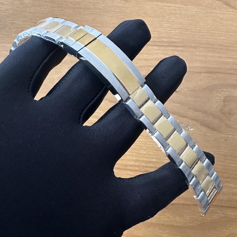 

Rolex Daytona Panda Yule Wenle Плоский Безель Нержавіюча Сталь Браслет Oyster 20/22. 20mm With Logo