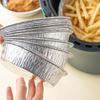 Disposable Paper Non - Stick Oil - Proof Aluminum Foil Tin Box Air Fryer Steaming Basket Kitchen Tool BBQ Drip Pan Tray 10pcs