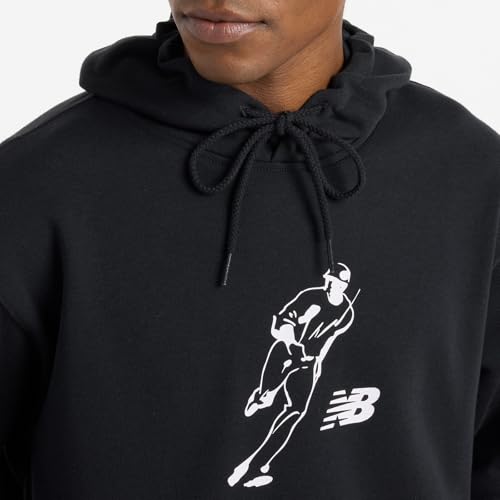 New Balance Men's Shohei Ohtani French Terry Hoodie "Always on Logo" (MT51738) Black