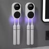 Smart Toothbrush Sanitizer Air Dryer with LED Screen USB-Powered Wall-Mounted Dental Device 24H Automatic Operation
