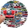 Racing Car Graffiti Stickers, Waterproof Stickers For Laptops, Guitars, Luggage, Bikes, Skateboards, 50 Pieces