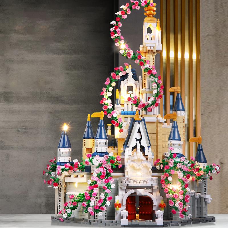 Sakura Manor 4750-Piece Building Block Set - Ideal Gift For Christmas, Valentine'S Day, New Year'S And Halloween | Durable Abs Material