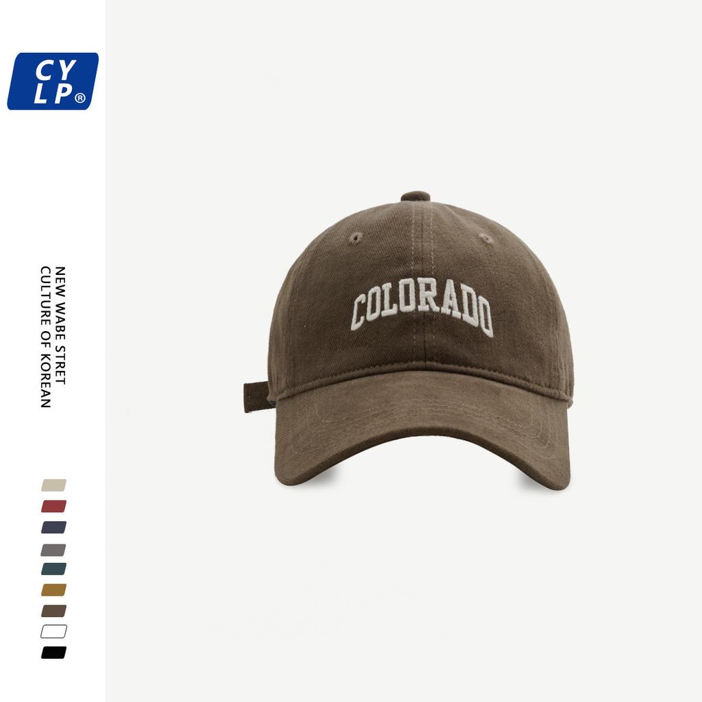 Hat female autumn and winter couple street letter embroidery baseball cap cap male