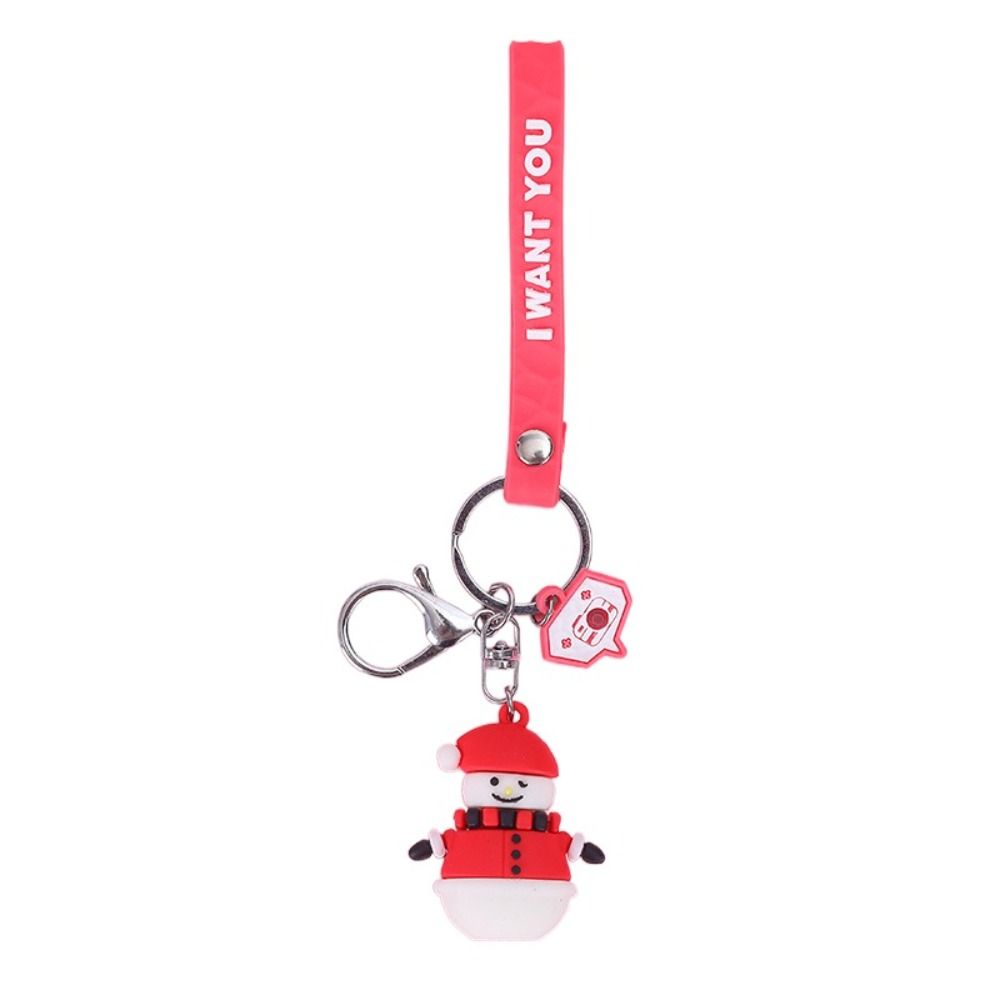 Gift Christmas Decoration Doll Pendant Keyring Bag Charm Christmas Keychain Key Chain Car Key Ring