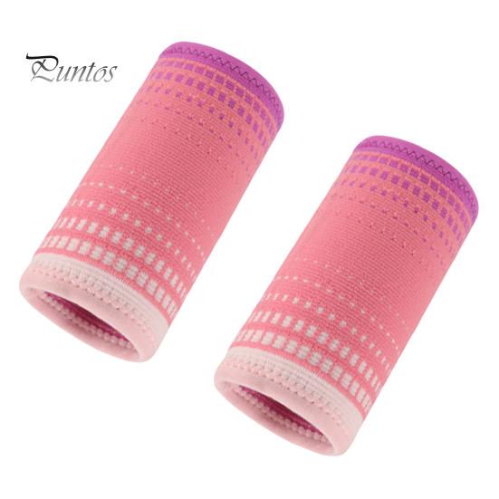 1 pár sportovní náramek Pružný prodyšný pot pohlcující podvrtnutí Úleva od bolesti kompresní rukáv na zápěstí Muži Ženy Badminton Tenis Pletené zápěstí