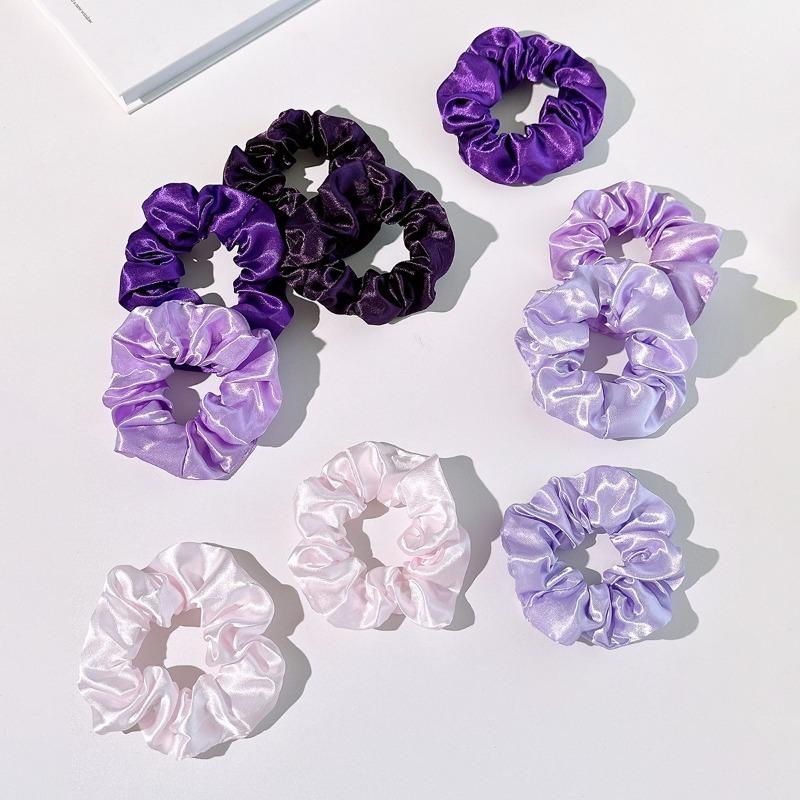 1 Multi-color Satin Headband Set Daily Use,with A Soft Non Damaging Texture That Is Suitable for Different Styles Hairstyles