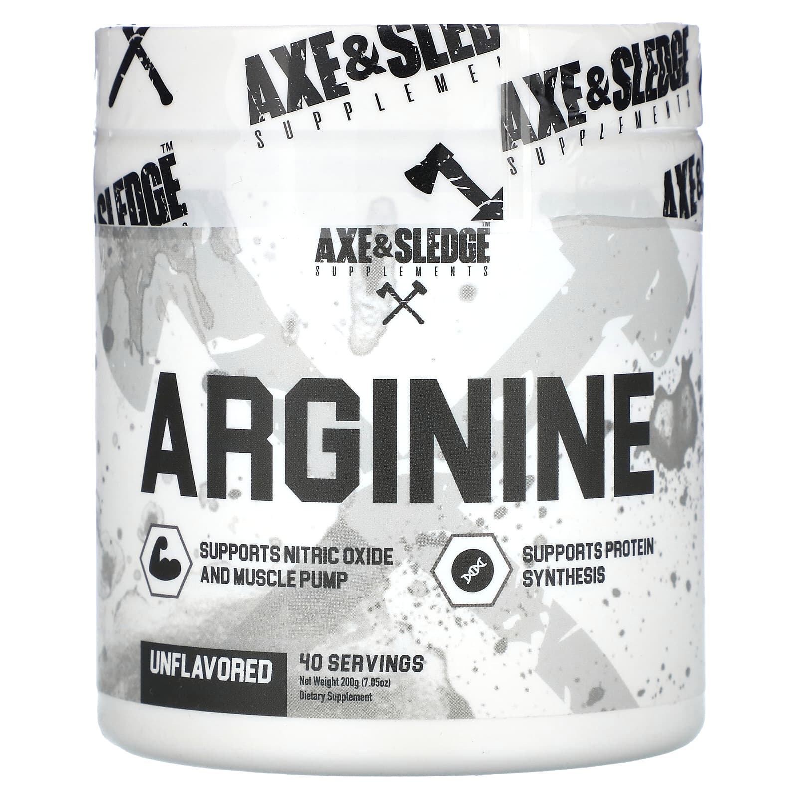 

Ax & Sledge Supplements, Basic, Arginine, Unflavored, 7.05 oz (200 g)