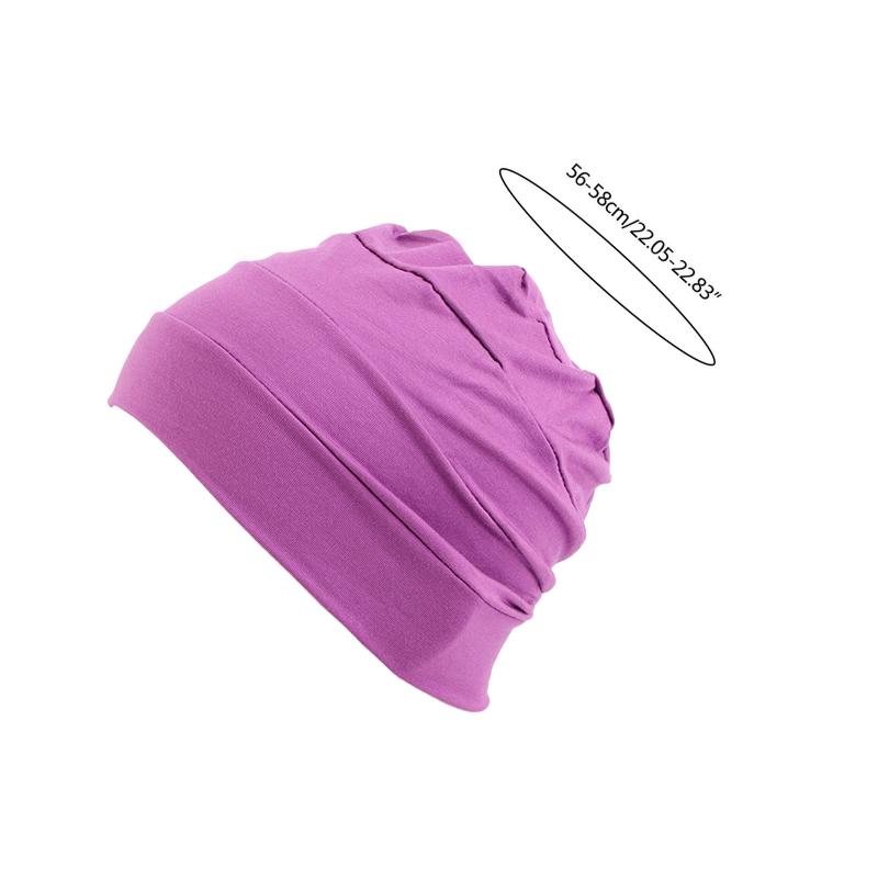 Chemo Hats For Women Cancer Headwear Cap  Turban Hat Liner Under Hat Comfy Chemo Cap Sleep Turban Hat Liner