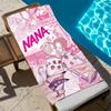 Anime O-Osaki N-nana Cute Towel Large Quick-Drying Microfiber Soft Beach Towel for Travel Fitness Sauna Bathing Camping