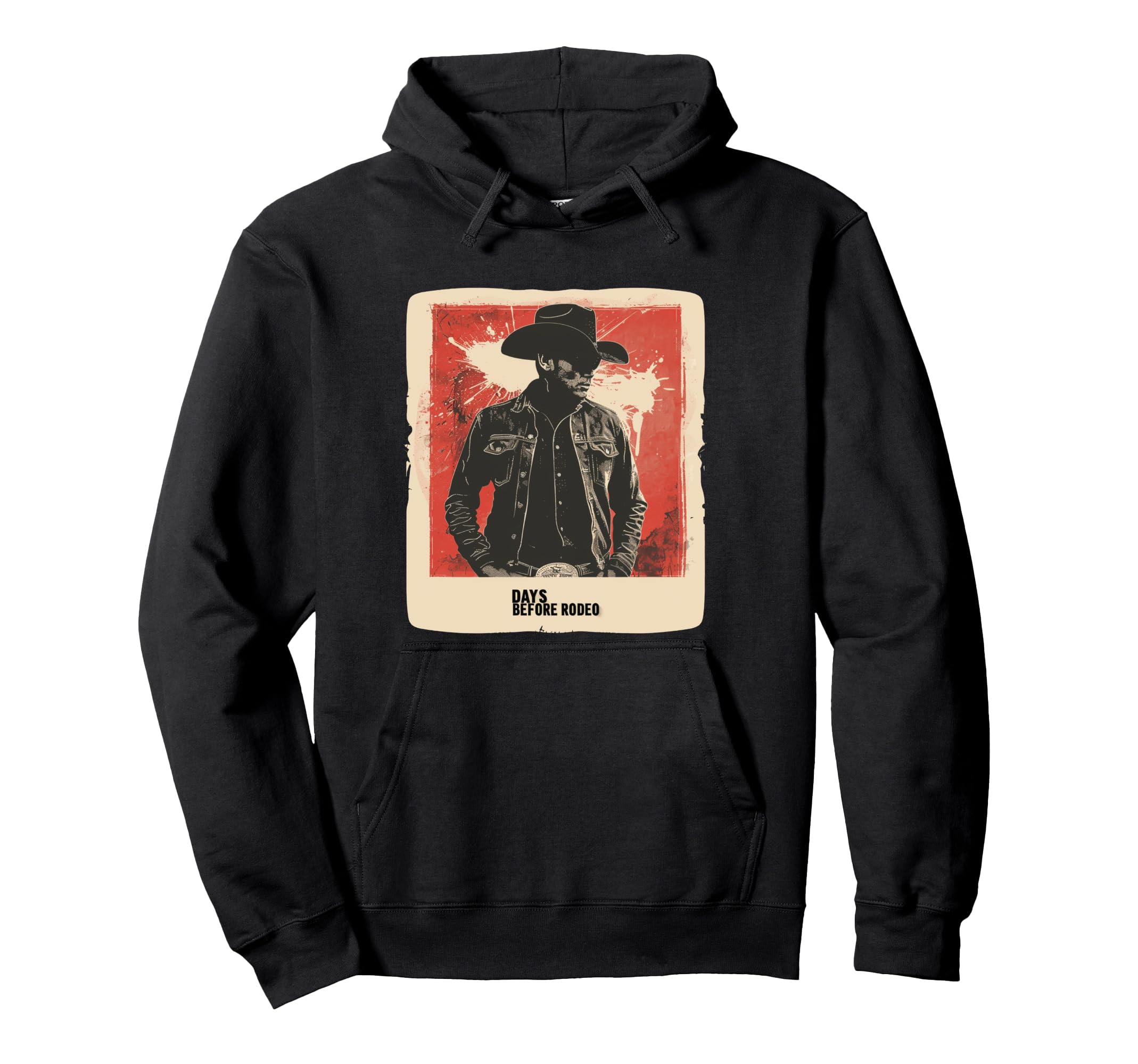 

Great cowboy hoodie for western and rodeo enthusiasts. чёрный