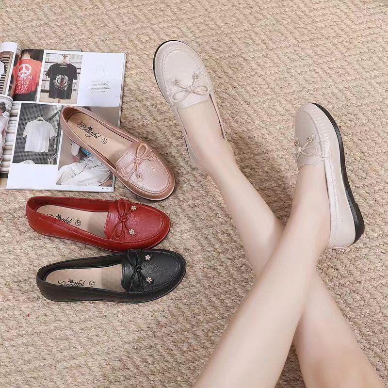 Fashion Zapatos De Mujer Spring Autumn Women Shallow Rain Shoes Soft Sole PVC Non Slip Waterproof Wedges Work Shoes Pumps Mom Shoes