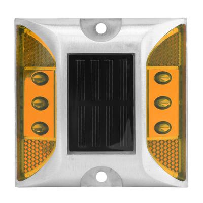 LED Solarbetriebene Bodenmarkierungsleuchten Wasserdichte Außenleuchten für Einfahrt, Straße, Autobahn, Dornleuchte