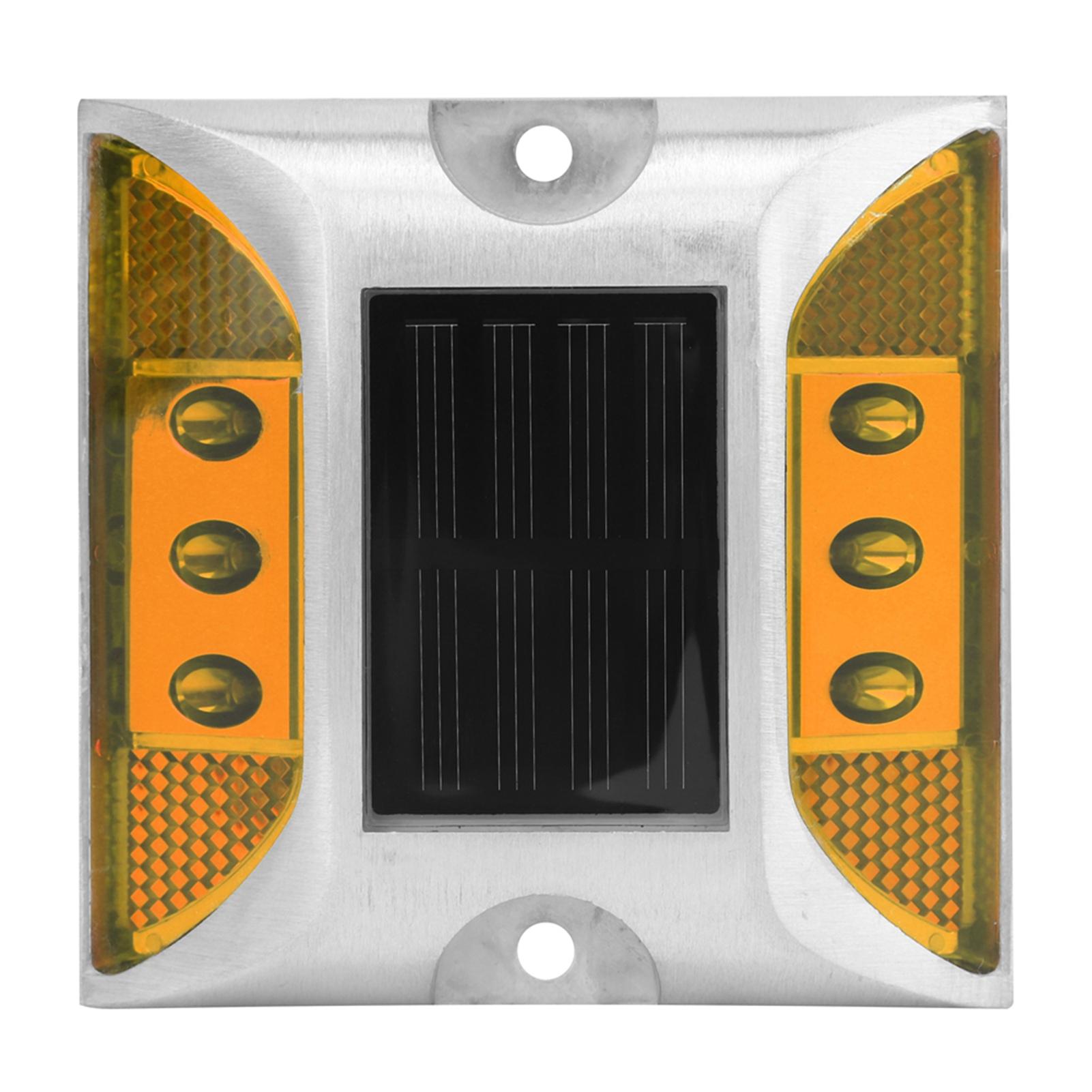 LED Solar Power Ground Marker Lights Waterproof Outdoor Driveway Road Highway Spike Lamp
