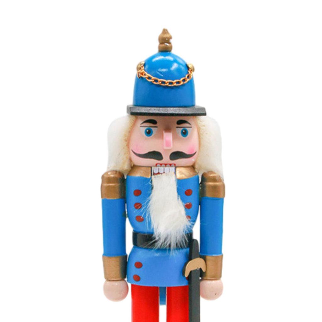 Nutcracker Ornaments Christmas Ornaments Classic Style Cartoon Decorative Nutcracker Crafts Desktop Decor for Shelves Desktop