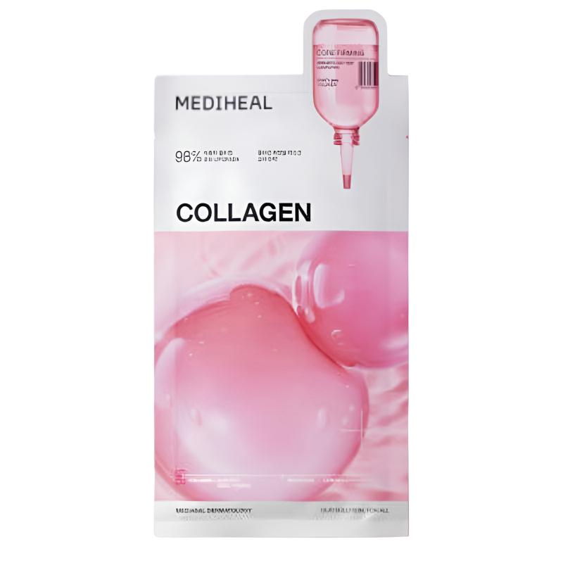 Mediheal Essential Facial Nourishing Lifting Mask Set 10pcs 7-Type Set (Madecassoside, Tea Tree, Collagen, Vitamin, Ceramide, Rose PDRN, Hyaluronate)