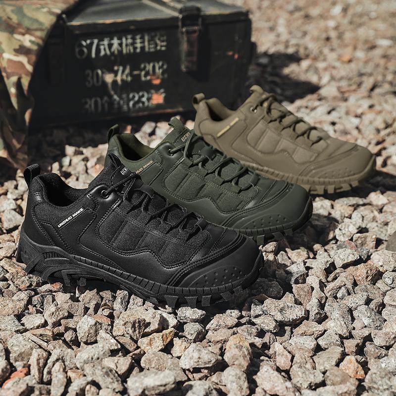 New Men's Tactical Boots Combat Anti-Slip Work Shoes Breathable Special Force Army Boots Male Military Motorcycle Shoe