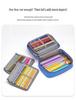 Waterproof 72-Color Large Capacity Sketch Pencil Case - Student Stationery Storage Box