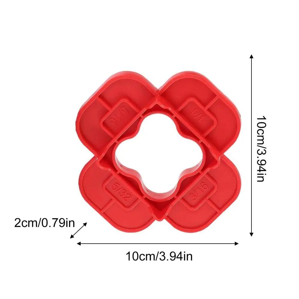 1/4/6Pcs Thickened 4-in-1 Multi-Size Deck Spacer Tool Plastic Reusable Floor Seam Width Tool Multi-function Deck Spacers