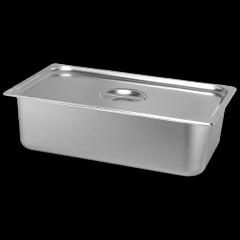 Kebadung 304 Stainless Steel Food Pan with Lid