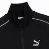 Puma Logo Outdoor Casual Sports Zip-Up Stand Collar Jacket Men Jacket Black 625515-01