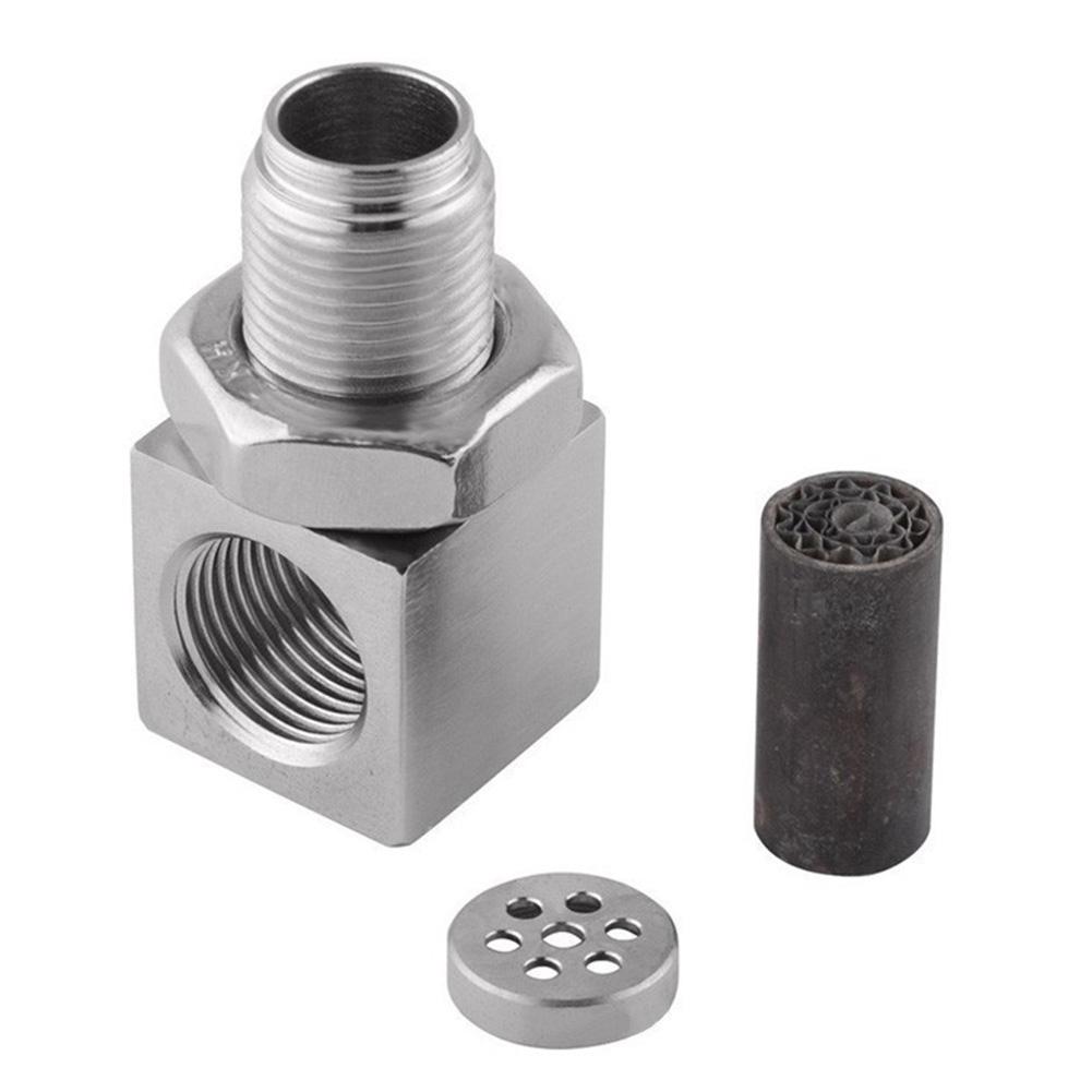 Universal 90 Degree Design O2 Oxygen Sensor Adapter Extender Bung Extension Catalytic Converter O2 Oxygen Sensor Spacer For Off Road Vehicles