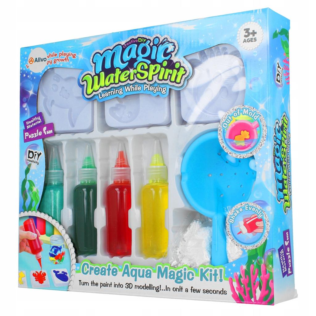 [PACZA] Creative set for children Magic Water Gel + Molds Z3422N