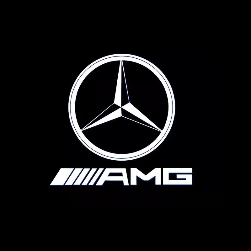 

Car Sticker 2Pcs Led Car Door Welcome Light Logo Projector For Mercedes Benz W212 W205 AMG ML W166 W176 W177 W213 W246 GLB GLC G 2PCS