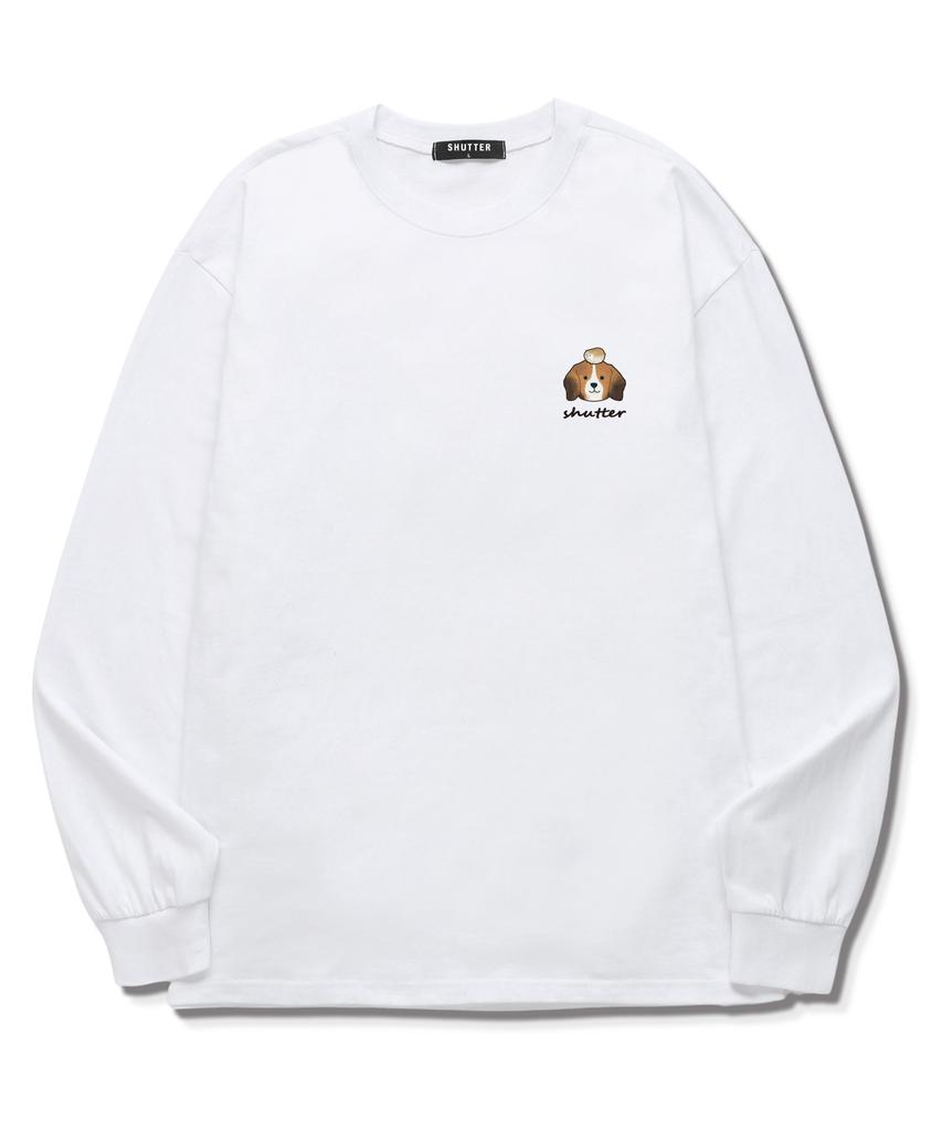 SHIRTER Puppy Hamster Long Sleeve (Sls013) White